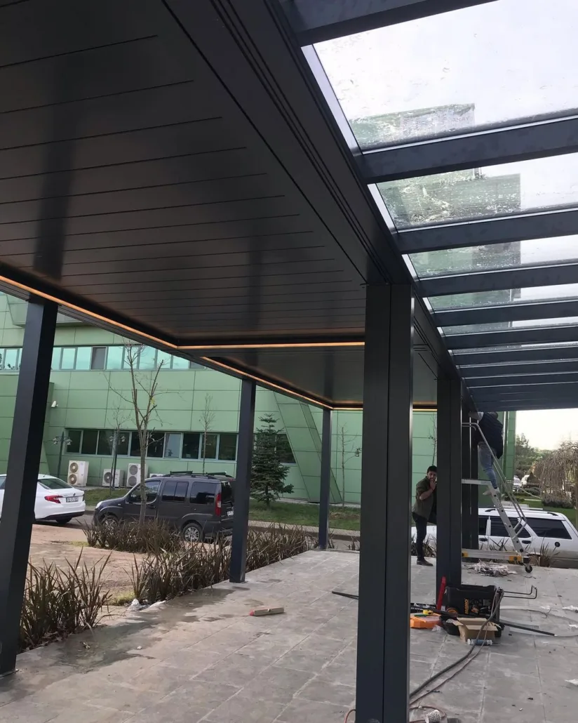 Bioklimatik Pergola uygulaması