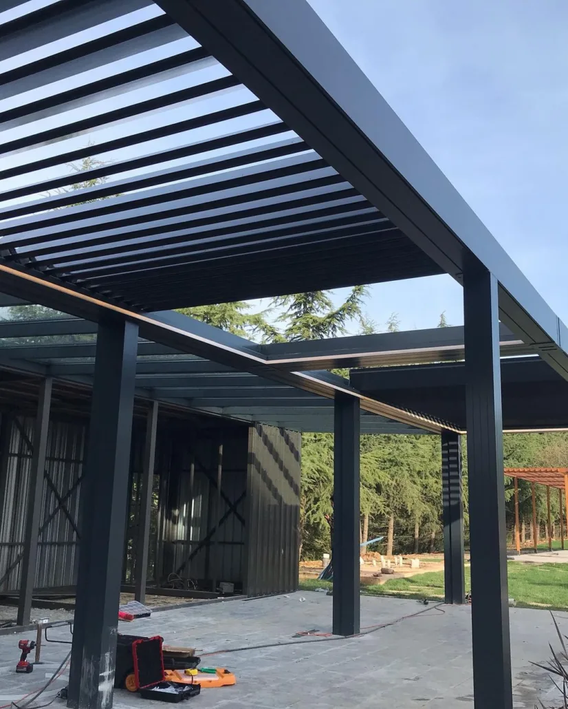 Bioklimatik Pergola uygulaması